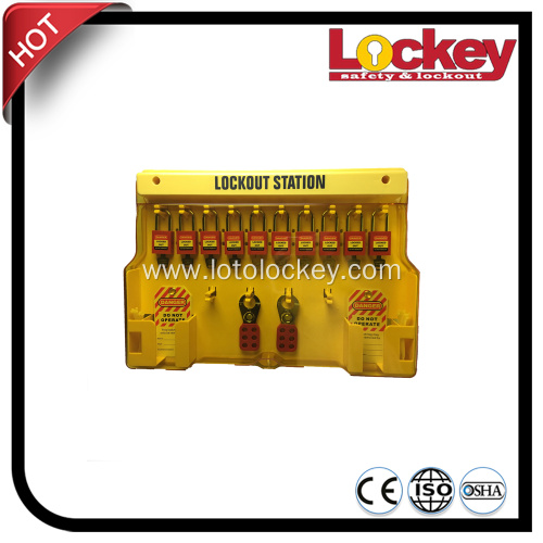 ABS Resin Combination Safety Padlock Lockout Station